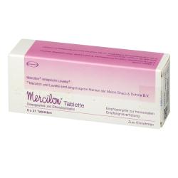 Packung von Mercilon 3x21 Tabletten