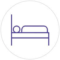 Disturbed sleep pattern