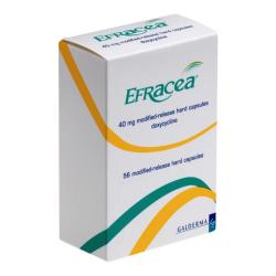 Package of Efracea 40mg modified-release capsules