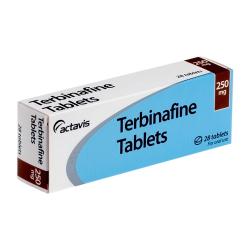 Pack contains 28 tablets of Terbinafine 250mg for oral use
