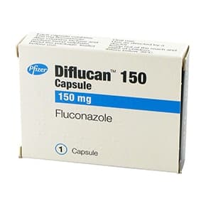 Package of Diflucan® fluconazole 150mg capsule