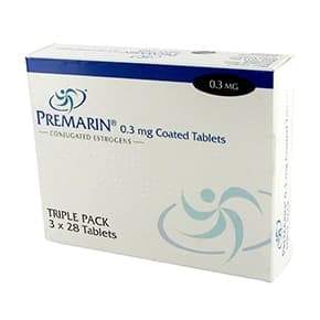 Pack of Premarin® 0.3mg (conjugated estrogens) 84 coated tablets