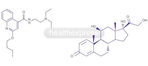 Cinchocain und Prednisolon