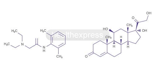 Hydrocortison und Lidocain