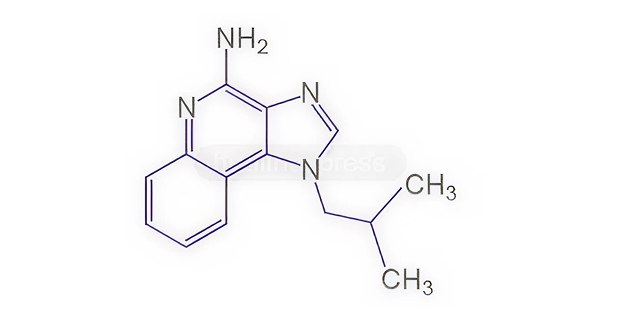 Strukturformel von Imiquimod