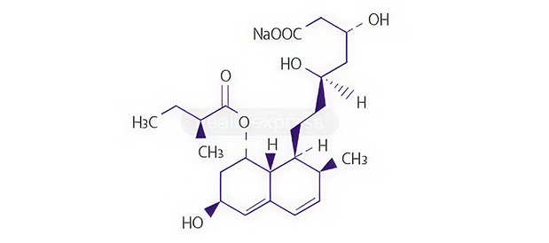 Strukturformel von Rosuvastatin