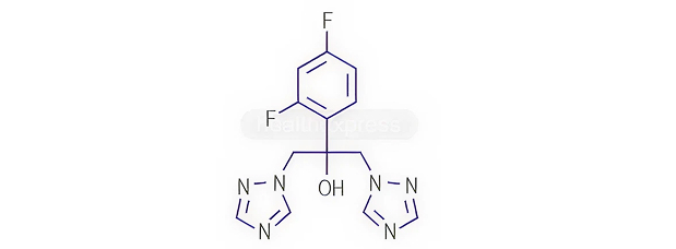 Strukturformel von Fluconazol