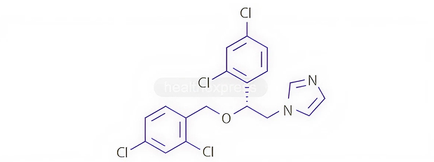 Strukturformel von Miconazol