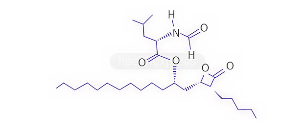 Strukturformel von Orlistat