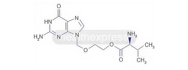 Strukturformel von Valacyclovir