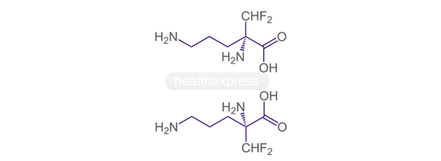 Strukturformel von Eflornithine
