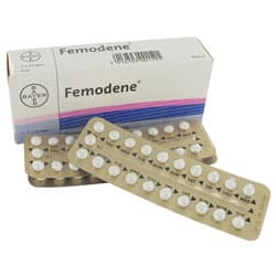 Packung von Femodene mit 3 Blisterpackungen