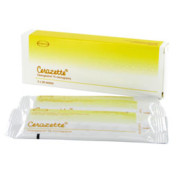 Cerazette Desogestrel Blisterpackung