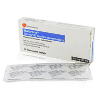 Malarone mit Atovaquon und Proguanil-Hydrochlorid 12 mal 250/100mg Filmtabletten Verpackung und Blisterpackung