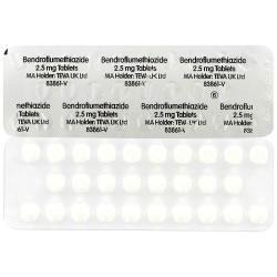 Blisterpackung von Bendroflumethiazid