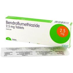 Bendroflumethiazid 2,5mg Tabletten mit Blisterpackung 