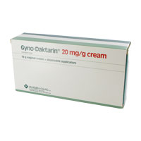 Verpackung einer Gyno-Daktarin Tube mit Miconazol 