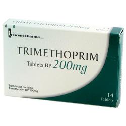Packung von Trimethoprim 200mg 14 Tabletten