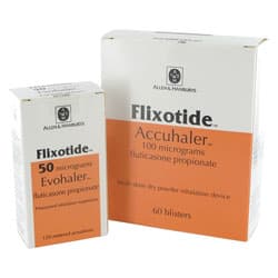 Packung von Flixotid Accuhaler 100 Mikrogramm 