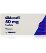 Sildenafil Packung und Tabletten