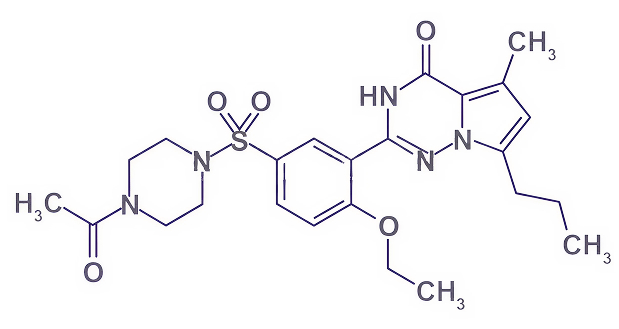 Vardenafil structure