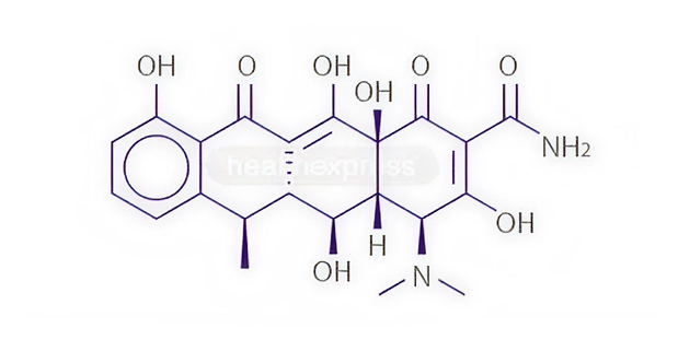 Strukturformel von Doxycyclin