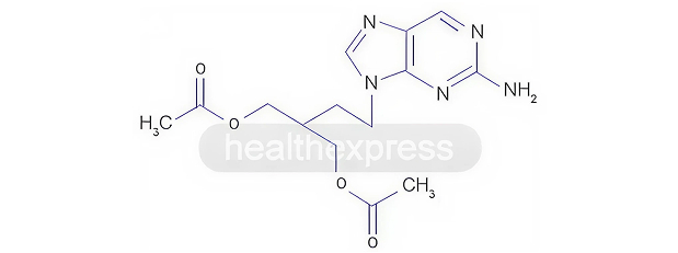 Strukturformel von Famciclovir