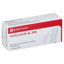 Packung von Aciclovir 25 Tabletten