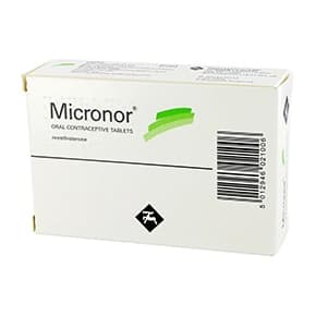 Micronor mit Norethisteron Verpackung 