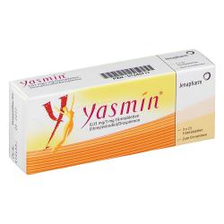 Packung der Antibabypille Yasmin
