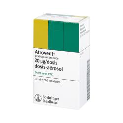 Packung von Atrovent 20µg Dosieraerosol