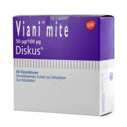 Packung von Viani Mite 60 Einzeldosen zum Inhalieren