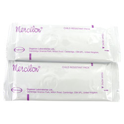 2 Merciolon blisterpakker i original indpakning