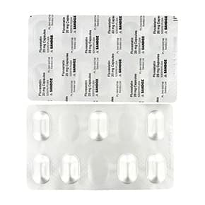 Blisterpakke med Fuvastatin 20 mg tabletter