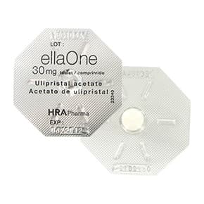 Blisterpakke med ellaOne 30 mg tablet