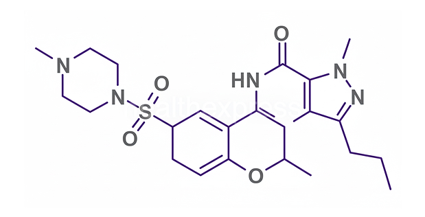 Formule structurele du sildenafil