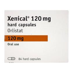 Un pack de 84 capsules Xenical® contient 120 mg d'orlistat