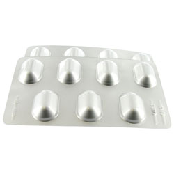 Vue de face du blister des capsules Lescol