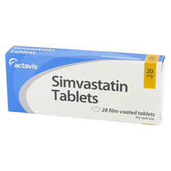 Boite de Simvastatin 28 comprimés 20 mg