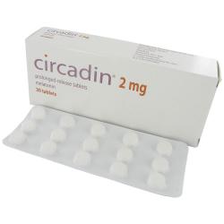 Boîte de Circadin® 2mg à libération prolongée 30 comprimés avec une bande de cloques