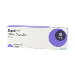Paquet calendrier de 28 gélules de Ramipril 10 mg
