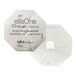 Emballage blister de ellaOne comprimés 30 mg ulipristal acetate