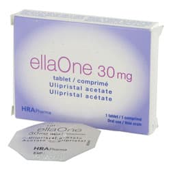 Emballage blister de ellaOne comprimés 30 mg ulipristal acetate