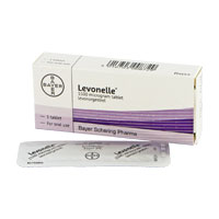Paquet de Levonelle comprimés 1500 mg levonorgestrel