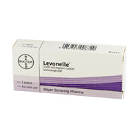 Boite de Levonelle comprimés 1500 mg levonorgestrel