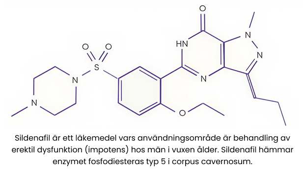 Kemisk Struktur för Sildenafil