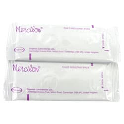 2 Merciolon Blister Packs i original inpackning