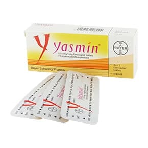 YASMIN® 0,03 mg/3 mg Etinylestradiol/Drospirenon 63 Film -belagda tabletter med blisterpaket
