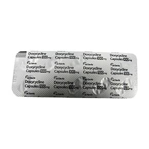 Blister Pack med doxycyklin 100 mg kapslar