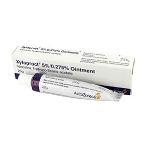 Box med Xyloproct® -salva med 20 g rör